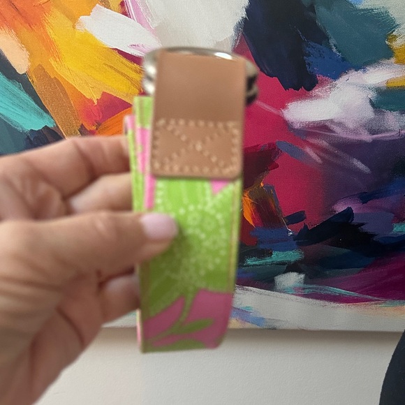 Lilly Pulitzer Green and Pink Belt 40" - Picture 8 of 8